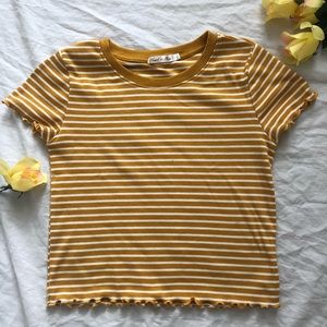 Striped Lettuce Trim T